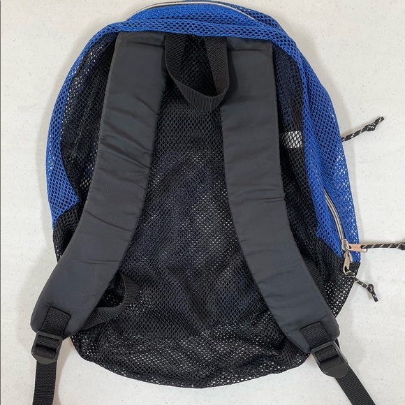 Blue & Black Lightweight Mesh Backpack - Picture 8 of 16